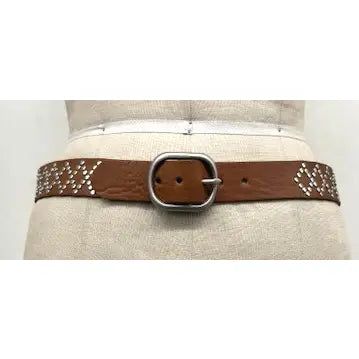Leather Belt Classic Cut Tan