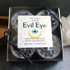 Evil Eye Tealight Crystal Candles, Ritual Candles