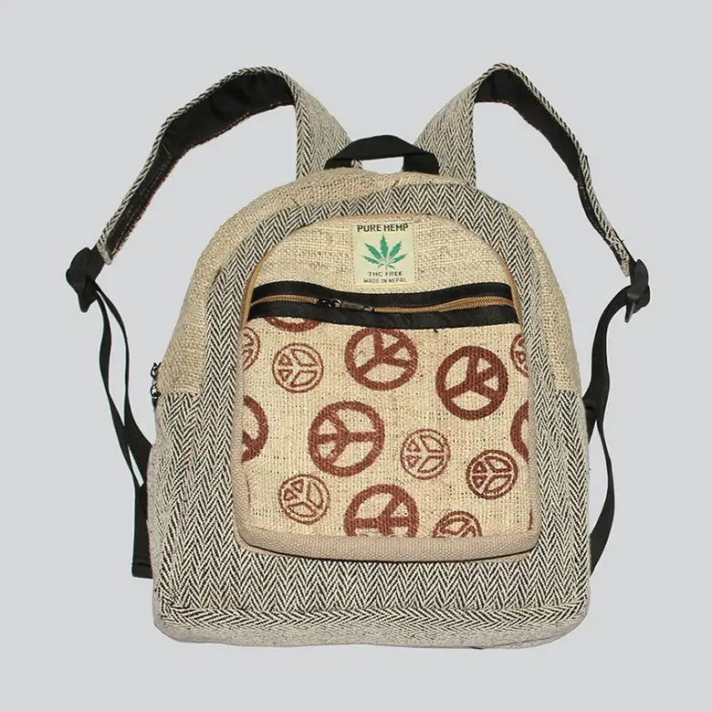 Peace Sign Small Backpack