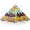Orgonite Pyramid Amazonite Garnet Citrine