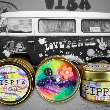 Hippie Candle | Patchouli, Orange & Rose | Soy | Vegan