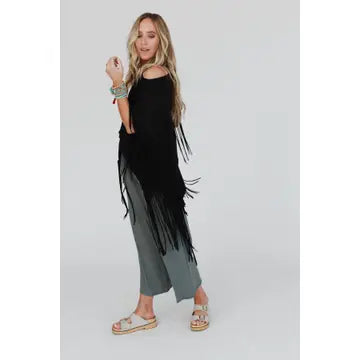 Western Showstopper Fringe Top