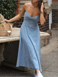 Solid Color Camisole Dress