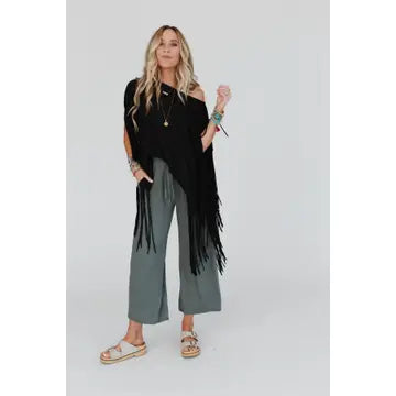 Western Showstopper Fringe Top