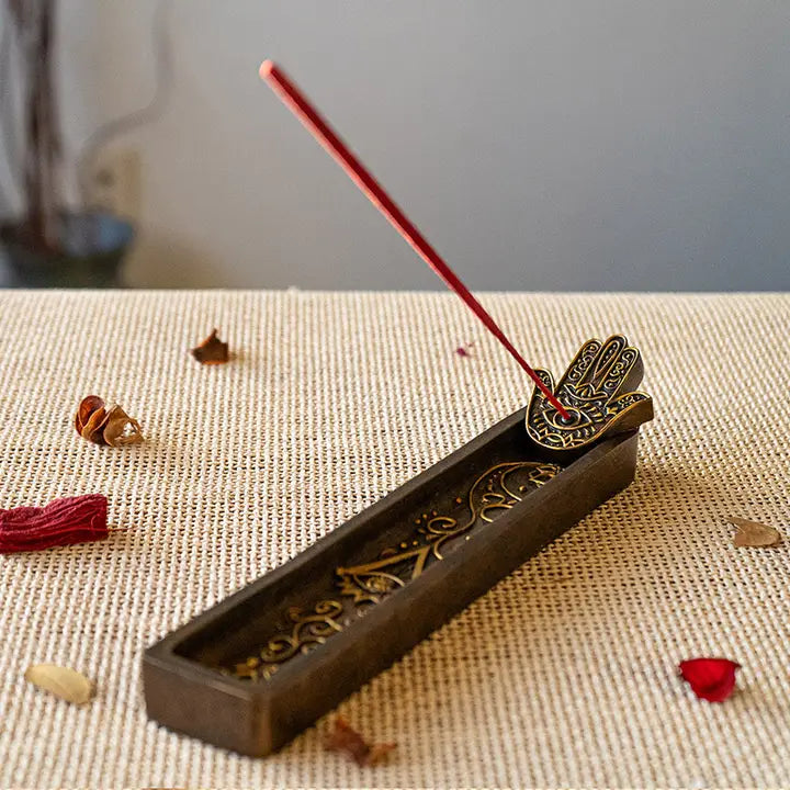 Hamsa Incense Burner
