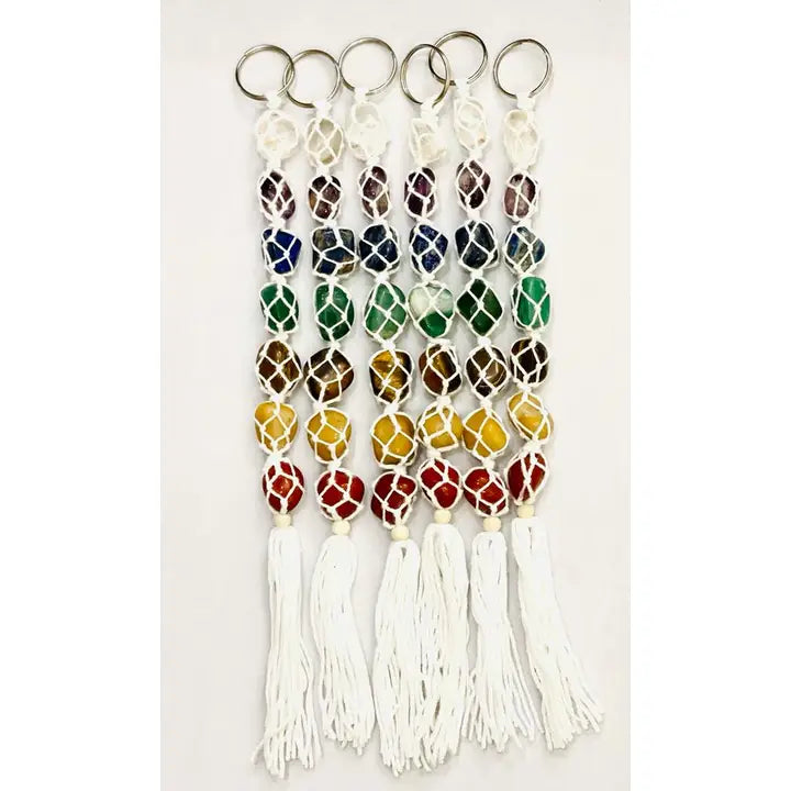 Chakra Natural Gemstone Hanging Wall Decor