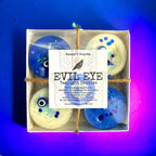 Evil Eye Tealight Candles | Protection | Spruce & Lavender