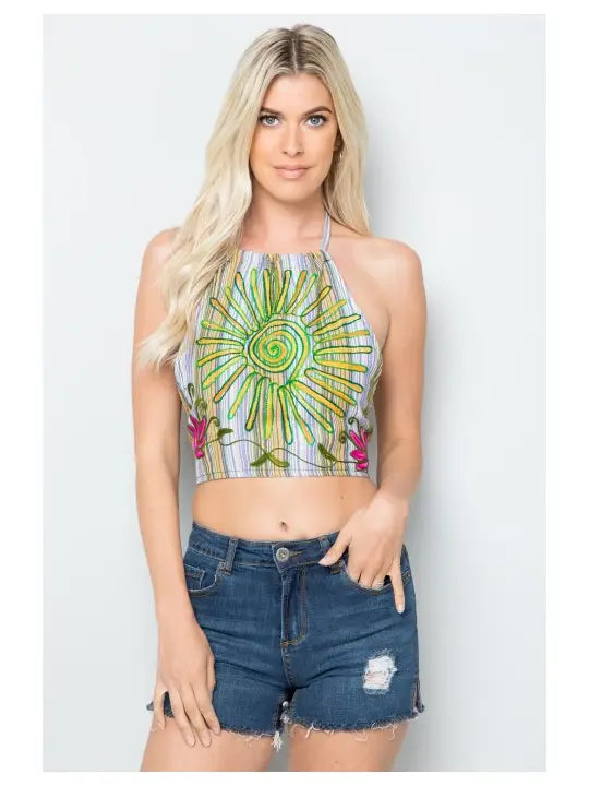 Halter Crop Top