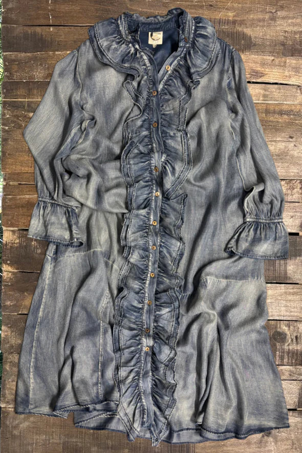 Jaded Gypsy A Ruffle In Time Dress