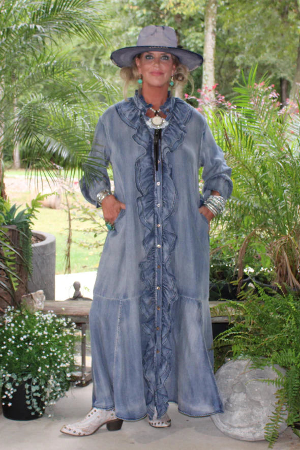 Jaded Gypsy A Ruffle In Time Dress