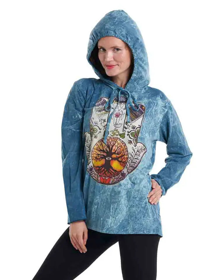 Unisex Hamsa Hand Hoodie