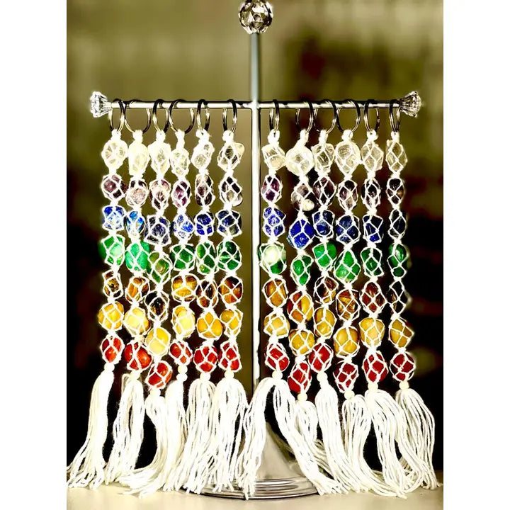 Chakra Natural Gemstone Hanging Wall Decor