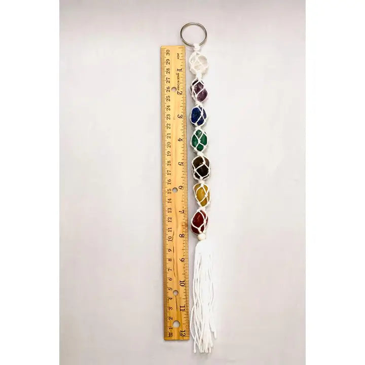 Chakra Natural Gemstone Hanging Wall Decor