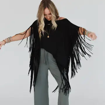 Western Showstopper Fringe Top