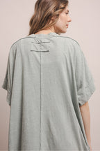 LOVE LETTERING PATCHWORK SHORT SLV. DRESS