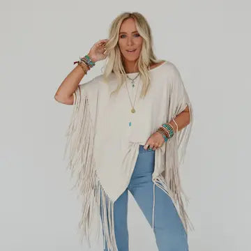 Western Showstopper Fringe Top