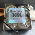 Protection Tealight Crystal Candles, Ritual Candles