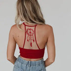 Peace Dreamcatcher Tattoo Bralette