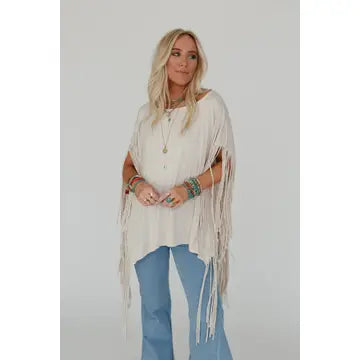 Western Showstopper Fringe Top